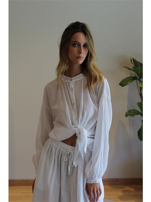 Camicia in mussola di cotone DIECI MINUTI | JO564